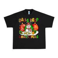 Black Balls Deep Into Christmas Urban Heavy Tee - MaliasSmallBusiness