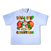 Grape Ice Balls Deep Into Christmas Urban Heavy Tee - MaliasSmallBusiness