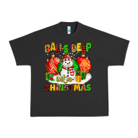 Pigment Black Balls Deep Into Christmas Urban Heavy Tee - MaliasSmallBusiness