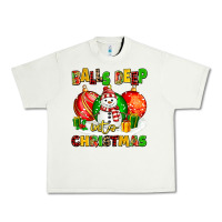 Pistachio Balls Deep Into Christmas Urban Heavy Tee - MaliasSmallBusiness