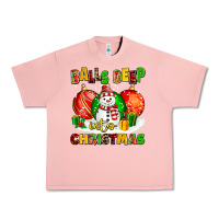 Salmon Balls Deep Into Christmas Urban Heavy Tee - MaliasSmallBusiness