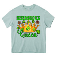 Arona shamrock queen crown leopard glitter Heavy Core Tee - Artiststas