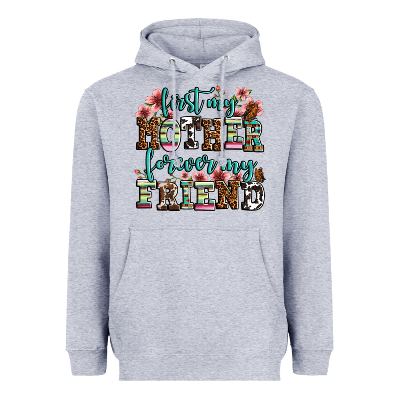 First My Mother Forever My Friend Heavyweight Hoodie by OliviaCreatesArt | Teevron