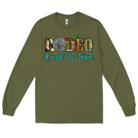 Army Green rodeo kind of girl Long Sleeve Tee - Artiststas