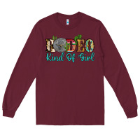 Burgundy rodeo kind of girl Long Sleeve Tee - Artiststas