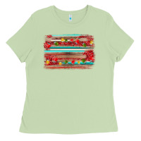 Matcha christmas background Ladies Tee - AdoDesignShop