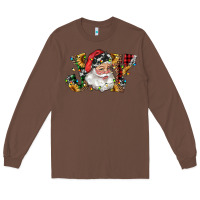 Chestnut santa joy with sunflowers Long Sleeve Tee - RanaPortraitStore