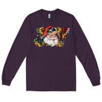 Plum santa joy with sunflowers Long Sleeve Tee - RanaPortraitStore