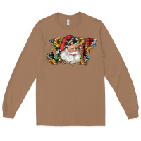 Toasted Coconut santa joy with sunflowers Long Sleeve Tee - RanaPortraitStore