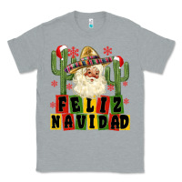 Heather Grey feliz navidad mexican santa Classic Tee - MaliasSmallBusiness