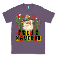Lavender feliz navidad mexican santa Classic Tee - MaliasSmallBusiness