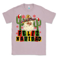 Lilac feliz navidad mexican santa Classic Tee - MaliasSmallBusiness