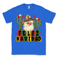 True Royal feliz navidad mexican santa Classic Tee - MaliasSmallBusiness