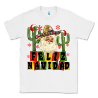 White feliz navidad mexican santa Classic Tee - MaliasSmallBusiness