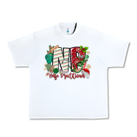 White NP Nurse Practitioner Christmas Urban Heavy Tee - MaliasSmallBusiness