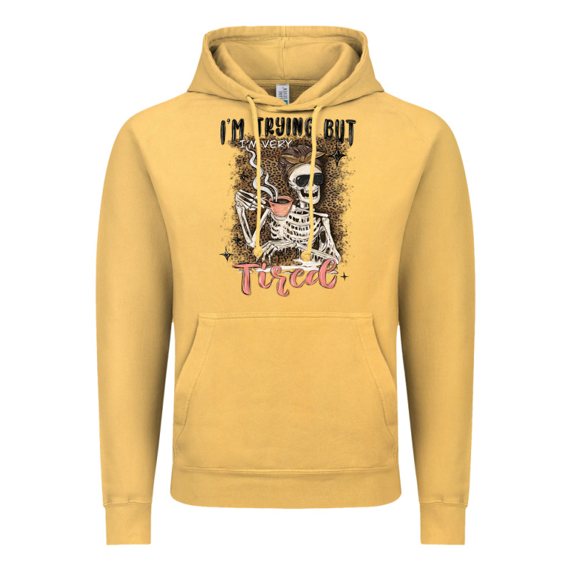 Im Trying But Tired Vintage Hoodie by MaliasSmallBusiness | Teevron
