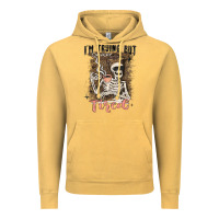 Vintage Mustard im trying but tired Vintage Hoodie - MaliasSmallBusiness