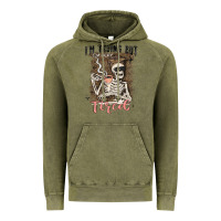 Vintage Olive im trying but tired Vintage Hoodie - MaliasSmallBusiness