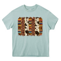 Arona serape sunflower cowhide leopard brushstroke Heavy Core Tee - AdoDesignShop
