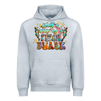 Heather Grey just a little ray of pitch black Urban Hoodie - CowhideDigitalArt