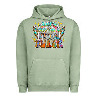 Pigment Oil Green just a little ray of pitch black Urban Hoodie - CowhideDigitalArt