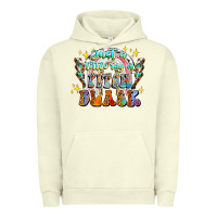 Pigment Pistachio just a little ray of pitch black Urban Hoodie - CowhideDigitalArt