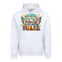 White just a little ray of pitch black Urban Hoodie - CowhideDigitalArt