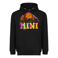 Black basketball mini Heavyweight Hoodie - OliviaCreatesArt
