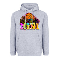Heather Grey basketball mini Heavyweight Hoodie - OliviaCreatesArt