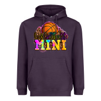 Plum basketball mini Heavyweight Hoodie - OliviaCreatesArt