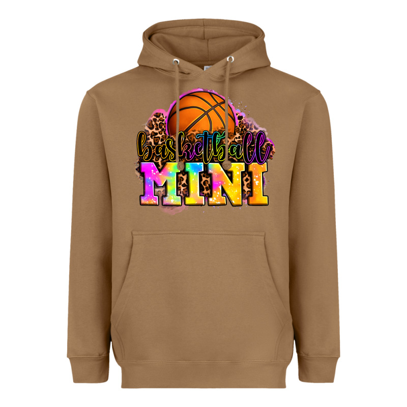 Basketball Mini Heavyweight Hoodie by OliviaCreatesArt | Teevron