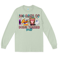 Matcha 100 days of doing teacher stuff Long Sleeve Tee - Artiststas