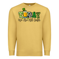 Antique Gold Today we are all Irish Premium Sweatshirt - OliviaCreatesArt