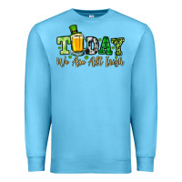 Ocean Blue Today we are all Irish Premium Sweatshirt - OliviaCreatesArt