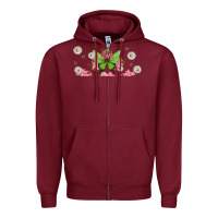 Burgundy self love Zipper Hoodie - TumblerDesignByShophia