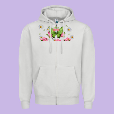Self Love Zipper Hoodie Designed By Tumblerdesignbyshophia