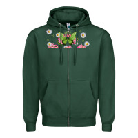 Sports Green self love Zipper Hoodie - TumblerDesignByShophia