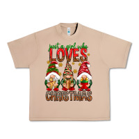 Burro Just a girl who loves Christmas Urban Heavy Tee - NancyCooperArtShop