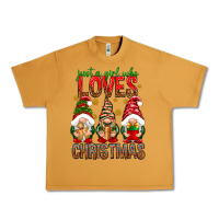 Peanut Butter Just a girl who loves Christmas Urban Heavy Tee - NancyCooperArtShop