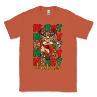 Copper merry christmas reindeer Classic Tee - MaliasSmallBusiness