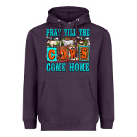 Plum pray till the cows come home olivia Heavyweight Hoodie - OliviaCreatesArt