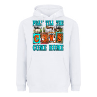 White pray till the cows come home olivia Heavyweight Hoodie - OliviaCreatesArt