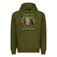 Army Green Sham rockin St. Patrick's Day Premium Hoodie - CowGirlArtShop