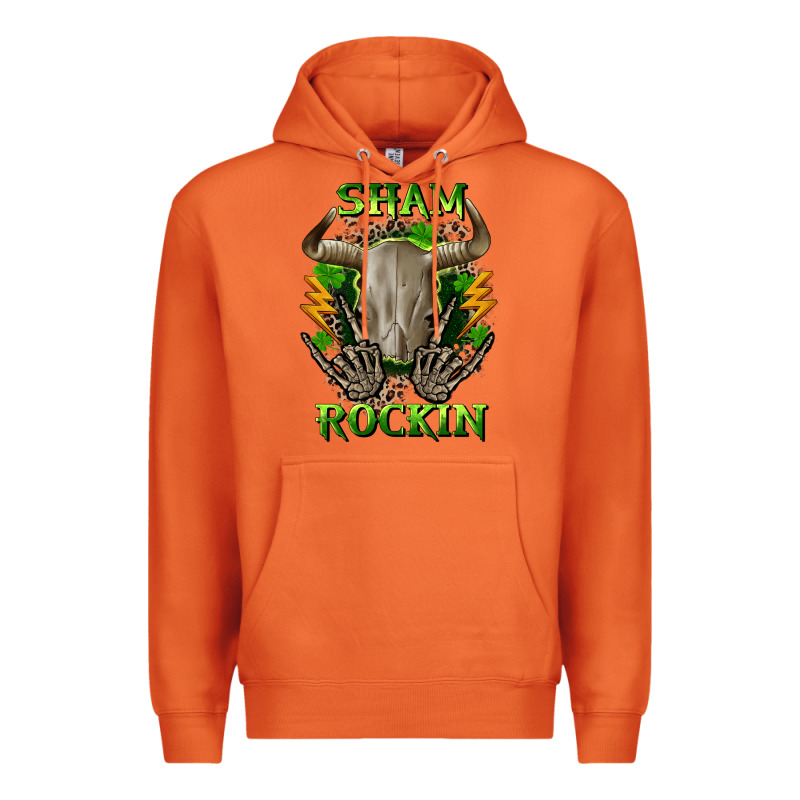 Sham Rockin St. Patrick's Day Premium Hoodie by CowGirlArtShop | Teevron