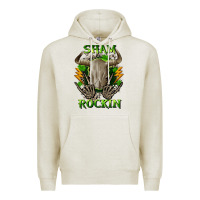 Oatmeal Heather Sham rockin St. Patrick's Day Premium Hoodie - CowGirlArtShop