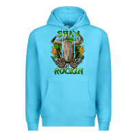 Ocean Blue Sham rockin St. Patrick's Day Premium Hoodie - CowGirlArtShop