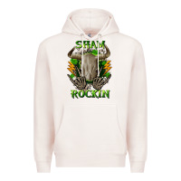 Pale Pink Sham rockin St. Patrick's Day Premium Hoodie - CowGirlArtShop