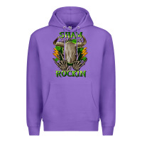 Purple Sham rockin St. Patrick's Day Premium Hoodie - CowGirlArtShop