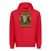 Red Sham rockin St. Patrick's Day Premium Hoodie - CowGirlArtShop
