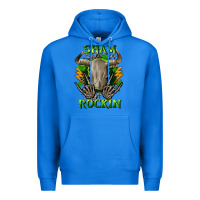 True Royal Sham rockin St. Patrick's Day Premium Hoodie - CowGirlArtShop